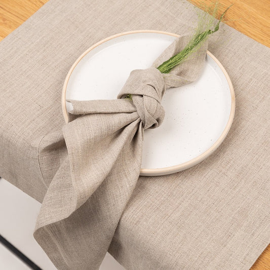 Natural Linen Napkins - Set of 2