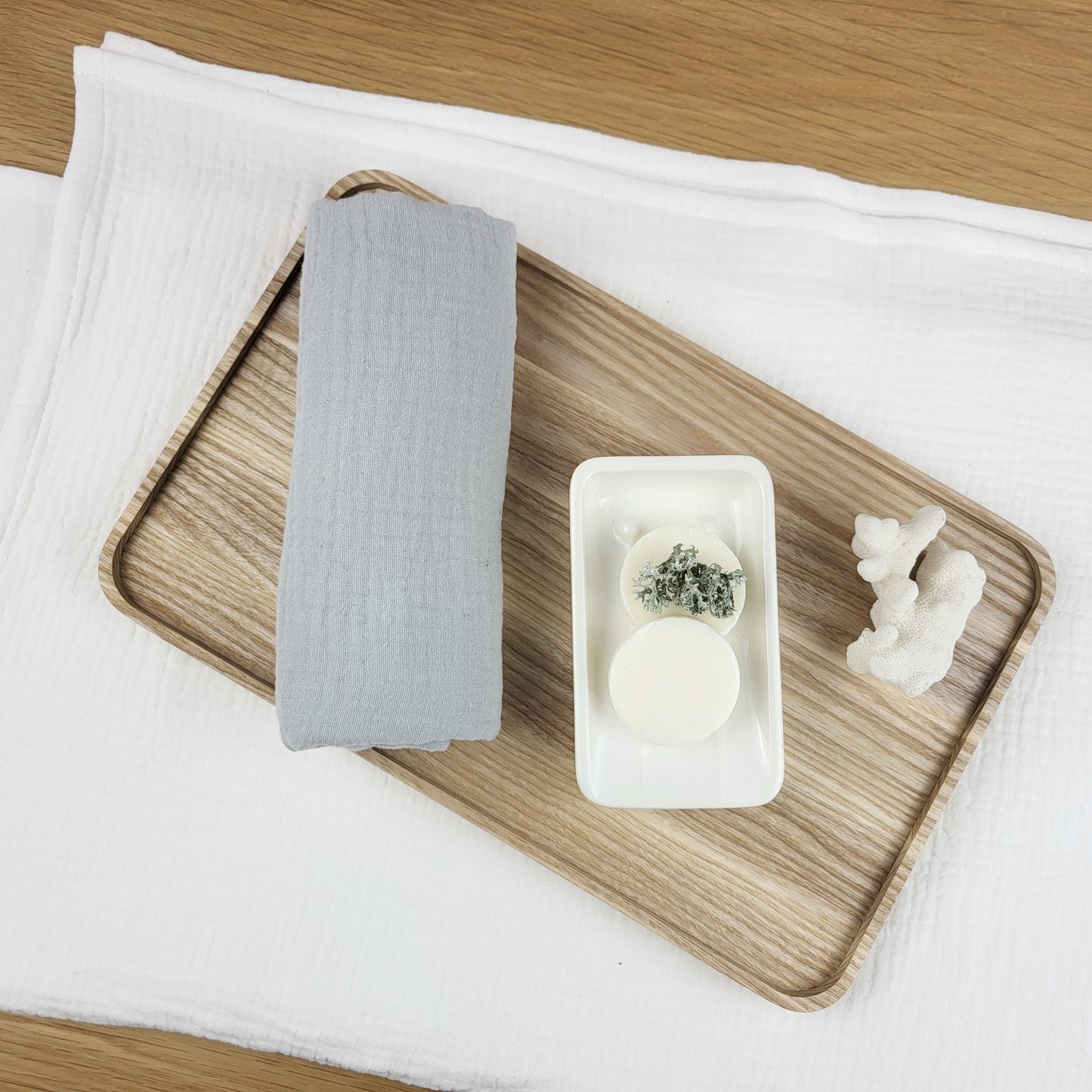 Muslin Cotton bathroom towel