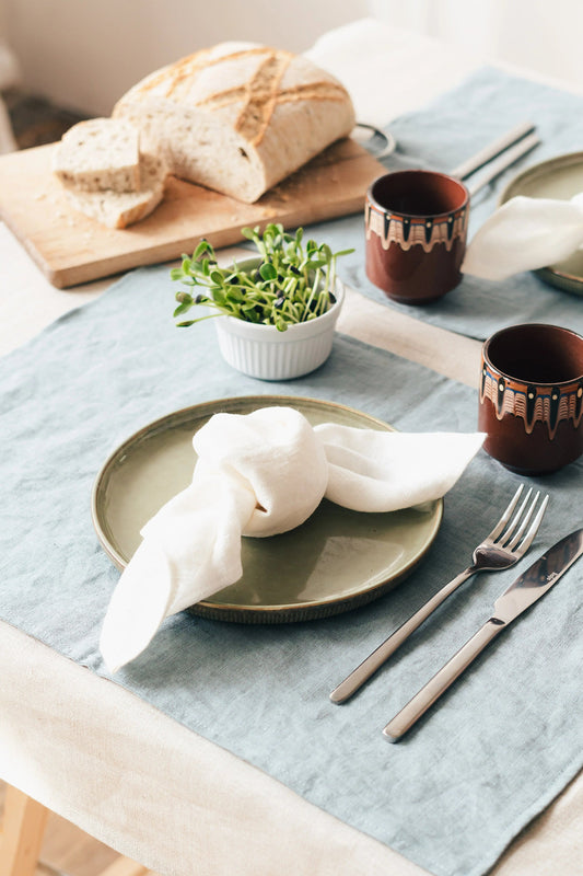 Natural linen napkins - 2pcs.