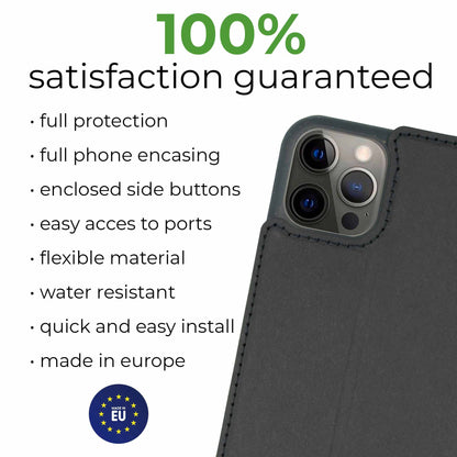 Eco Flip Phone Case - Black