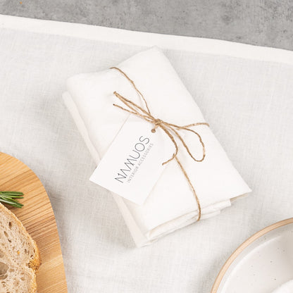 Linen bread bag - Off-White