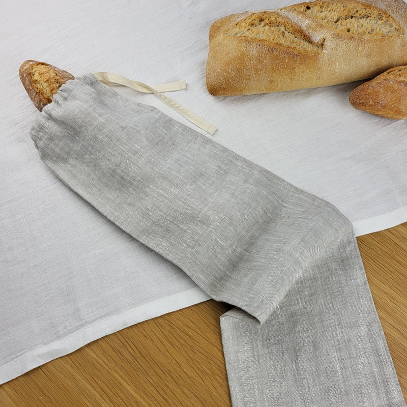 Natural Linen Bread Bag