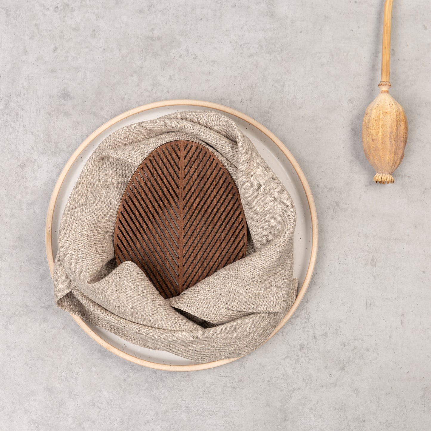 Natural Linen Napkins - Set of 2