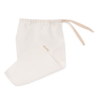 Linen bread bag - Off-White