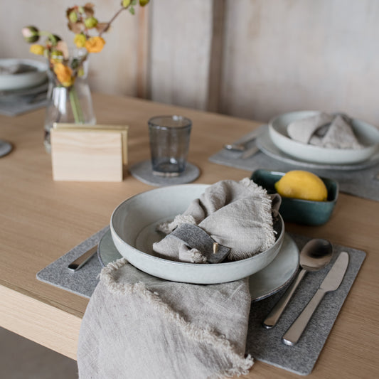 Natural Wool Felt Placemat
