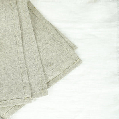Natural linen napkins - 2pcs.