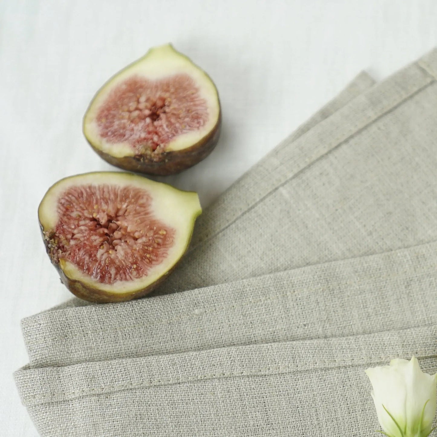 Natural linen napkins - 2pcs.
