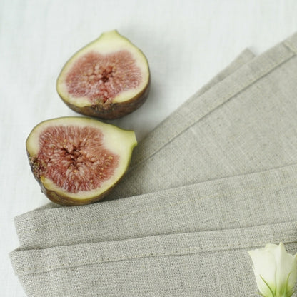 Natural linen napkins - 2pcs.
